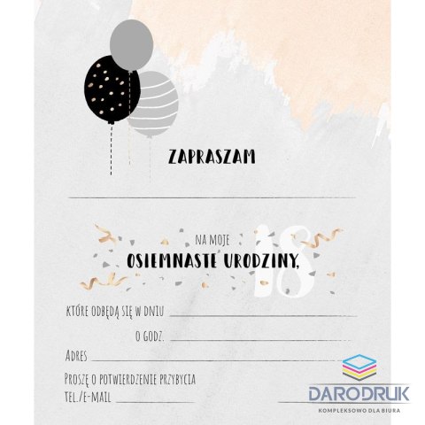 Kukartka Zaproszenie Kukartka (ZP)