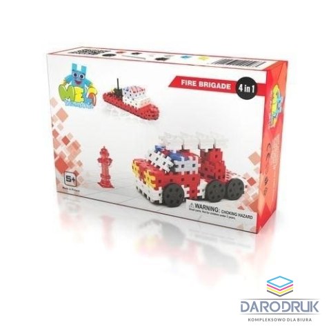Meli Klocki pozostałe Basic wozy strażackie 4W1 Meli (50110)