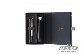 Parker Zestaw ekskluzywny IM długopis + pióro CT STEEL Parker (2214458)