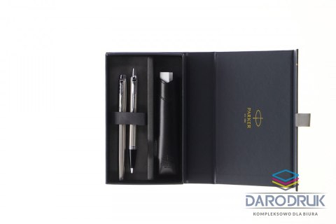 Parker Zestaw ekskluzywny IM długopis + pióro CT STEEL Parker (2214458)