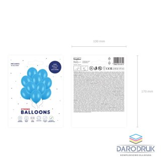 Partydeco Balon gumowy Party Deco BALONY STRONG pastelowy 10 szt Partydeco (SB12P-001-10)