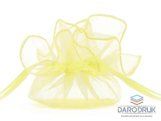 Partydeco Organza Woreczki z organzy, j. żółty, 26cm (1 op. / 20 szt.) Partydeco (WRG6-084J)