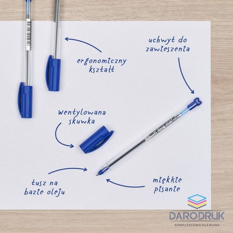 Pelikan Długopis Hang Stick K86 wkład niebieski 1,0mm Pelikan (400197414)