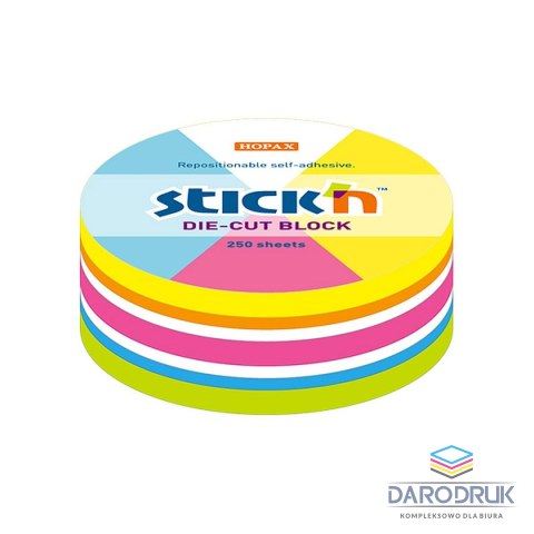 Stick'n Notes samoprzylepny (karteczki) mix 250k [mm:] 67x67 Stick'n (21830)