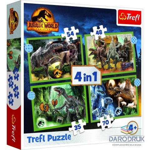 Trefl Puzzle 4w1 el. Trefl (34607)