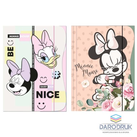 Beniamin Teczka kartonowa na gumkę MINNIE MOUSE - KIDS A4 mix Beniamin (2276)