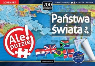 Demart Puzzle Państwa świata 200 el. Demart