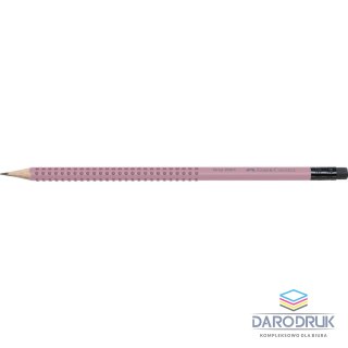 Faber Castell Ołówek Grip 2001 różowy z gumką B Faber Castell (217237 FC)