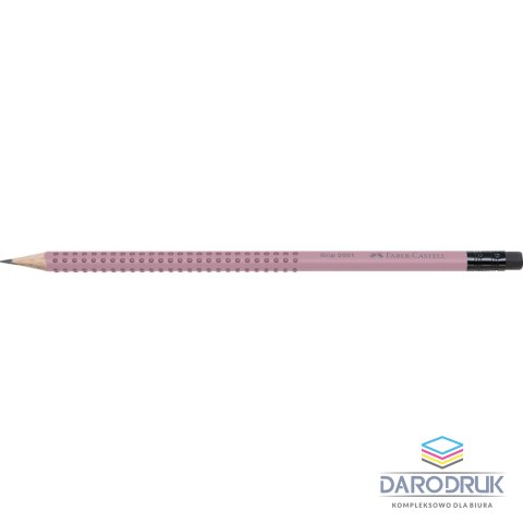 Faber Castell Ołówek Grip 2001 różowy z gumką B Faber Castell (217237 FC)