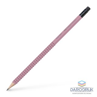 Faber Castell Ołówek Grip 2001 różowy z gumką B Faber Castell (217237 FC)