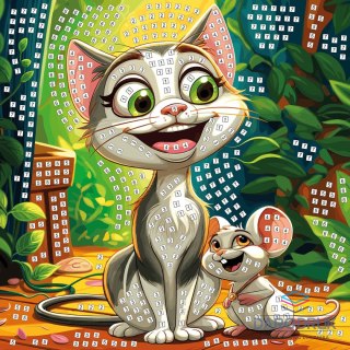 Fun&Joy Mozaika kot i mysz Fun&Joy