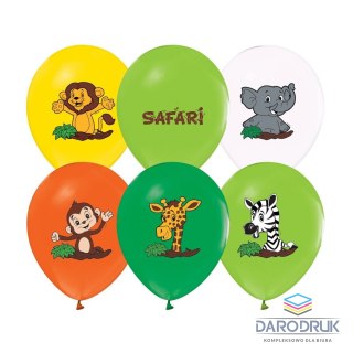 Godan Balon gumowy Safari 5szt. mix 300mm 12cal Godan (GZ-SAF5)