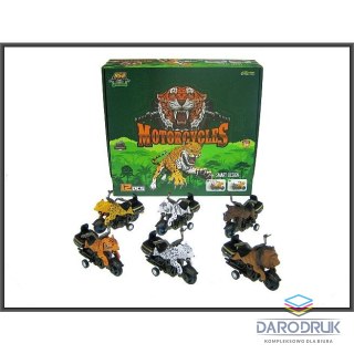 Hipo Motocykl Zwierzak 12cm 6-rodzajów Hipo (H12755)