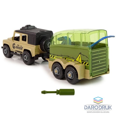 Lean Samochód Terenowe Transporter Do Rozkręcania DIY Dinozaur Lean (12957)