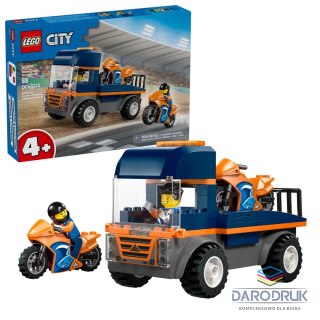 Lego Klocki konstrukcyjne City Laweta dla motocykli Lego (60491)