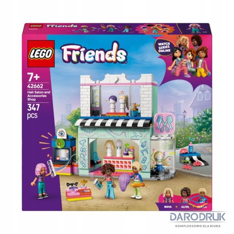 Lego Klocki konstrukcyjne Friends salon fryzjerski i sklep Lego (42662)
