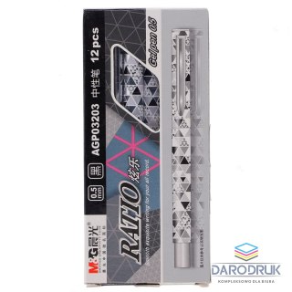 M&G Długopis żelowy wkład czarny 0,5mm M&G (AGP03203)