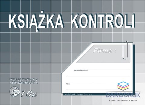 Michalczyk i Prokop Druk offsetowy A5 Książka kontroli 16k. Michalczyk i Prokop (P-10u)