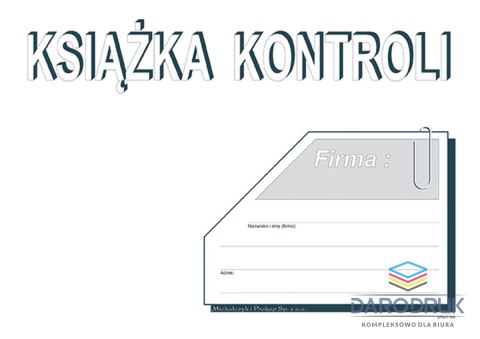 Michalczyk i Prokop Druk offsetowy A5 Książka kontroli 16k. Michalczyk i Prokop (P-10u)
