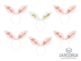 Partydeco Opaska Bride Squad, 29x25 cm (1 op. / 6 szt.) Partydeco (OP23)
