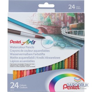 Pentel Kredki akwarelowe 24 kol. Pentel (CB9-12U)