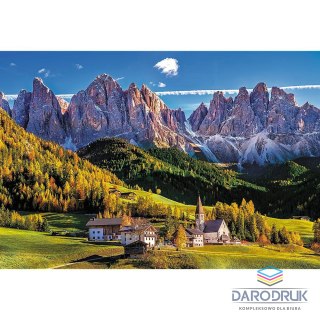 Trefl Puzzle Dolina Val di Funes, Dolomity, Włochy 1500 el. Trefl (26163)