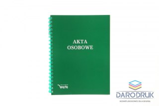 Warta Teczka do akt osobowych A4 zadrukowana ABCDE zielony tektura Warta (339-098)
