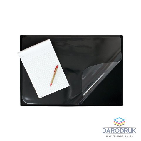 Biurfol Podkład na biurko czarny PVC PCW [mm:] 650x450 Biurfol (PB-05-01)