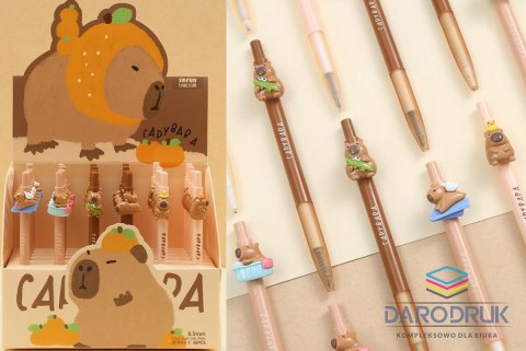 Długopis żelowy CABYBARA wkład niebieski 0,5mm (ZF7011)
