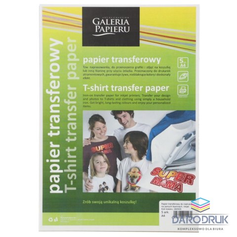 Galeria Papieru Naprasowywanka na jasne koszulki Galeria Papieru (260505)