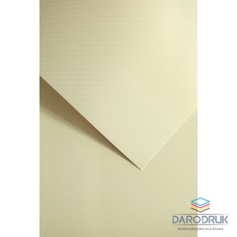 Galeria Papieru Papier ozdobny (wizytówkowy) A4 batyst kremowy kremowy 180g Galeria Papieru (204112)