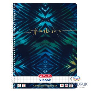 Herlitz Kołobrulion A4 New Batik Fearless 50044153 80k. krata Herlitz (400173294)