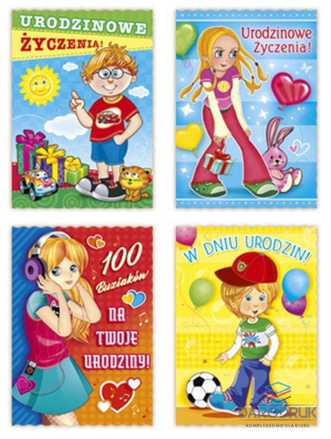 Kartka składana B6 dziecięca (5902221801273)