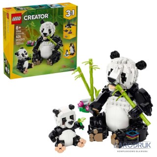 Lego Klocki konstrukcyjne Creator 3w1 Dzikie zwierzęta: rodzina pand Lego (31165)