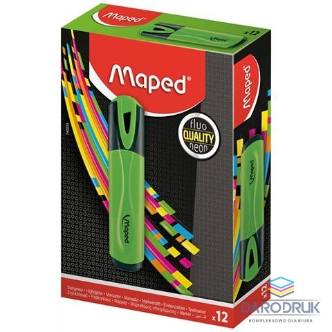 Maped Zakreślacz PEPS fluo wkład zielony 1,0-5,0mm Maped (734033)
