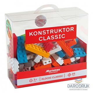 Marioinex Klocki konstrukcyjne Classic Blocks 95 elementów Marioinex