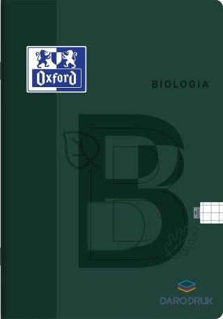 Oxford Zeszyt tematyczny A5 biologia 60k. 90g krata Oxford (400175637)