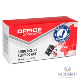 Office Products Klipy 41mm czarny Office Products (18095119-05)