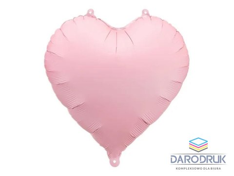 Partydeco Balon foliowy serce różowe, 45cm 18cal Partydeco (FB9T-081)