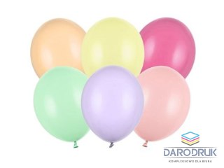 Partydeco Balon gumowy Strong pastel 50szt. mix 270mm Partydeco (SB12P-000P-50)