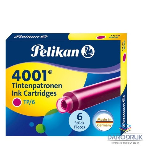 Pelikan Naboje krótkie TP/6 321075 różowy Pelikan (100435993)