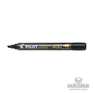 Pilot Marker permanentny wkład czarny ścięta końcówka Pilot (SCA-400-B)