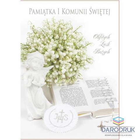 Pol-Mak Kartka składana B6 komunia Pol-Mak