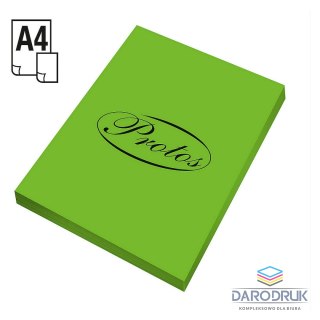 Protos Papier ksero A4 zielony jasny 50k. 160g Protos