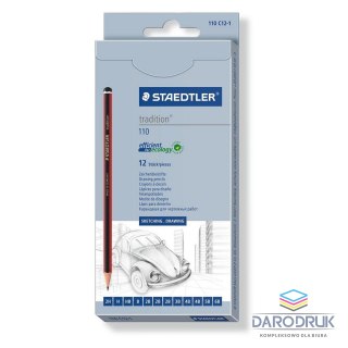 Staedtler Ołówek Zestaw Tradition (różne) Staedtler (S110C12)