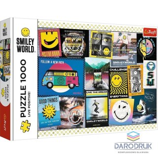Trefl Puzzle Żyj pozytywnie 1000 el. Trefl (10729)