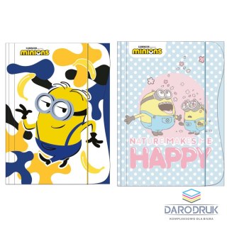 Beniamin Teczka kartonowa na gumkę Minionki-Kids A4 mix Beniamin (5658)
