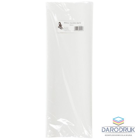 Bibuła gładka BIAŁA gładka biała 700mm x 500mm (01)