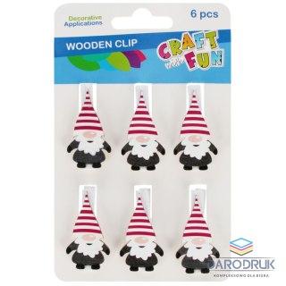 Craft With Fun Ozdoba drewniana Klamerki Xmass Craft With Fun (567219)
