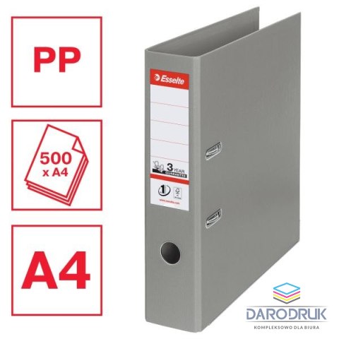 Esselte Segregator dźwigniowy No.1 Power A4 75mm szary Esselte (811380)